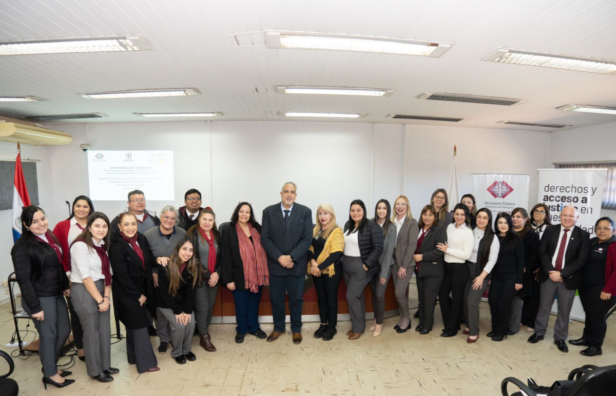 Inicia el curso de capacitación en “Mediación y Negociación”, en el Departamento de Alto Paraná. 